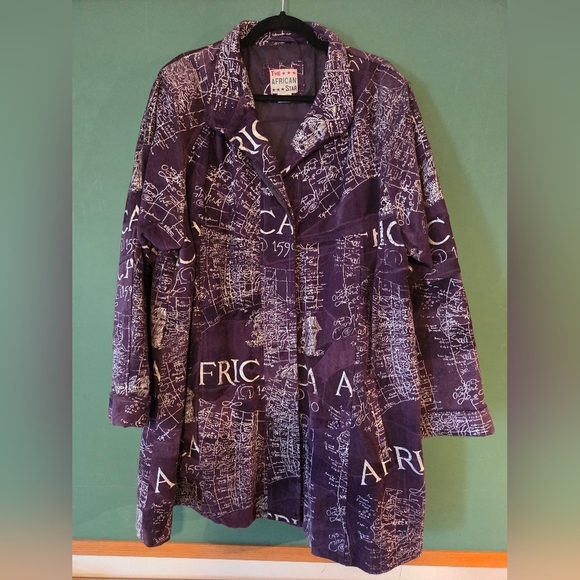 Map of Africa- Swing Coat-African Star - Picture 1 of 6